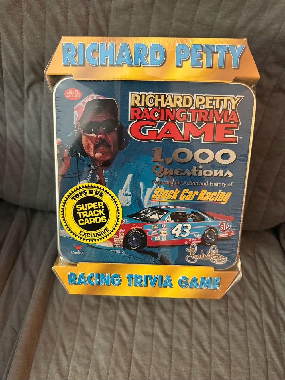 1998 Richard Petty Racing Trivia Game - Blue & Gold Box